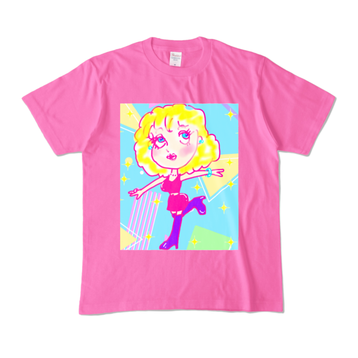 カラーTシャツ - M - ピンク (濃色)