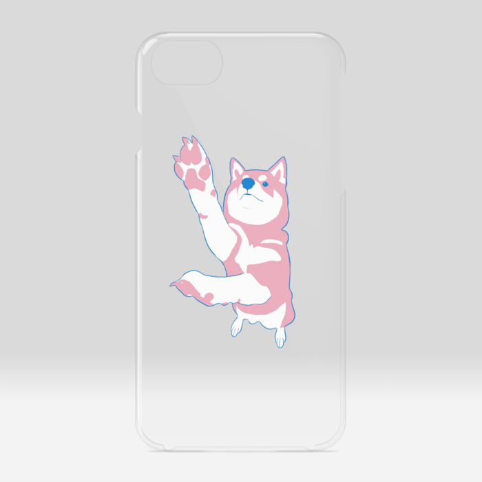ピンク クリアiPhoneケース - iPhone 6 / 7 / 8 / SE2