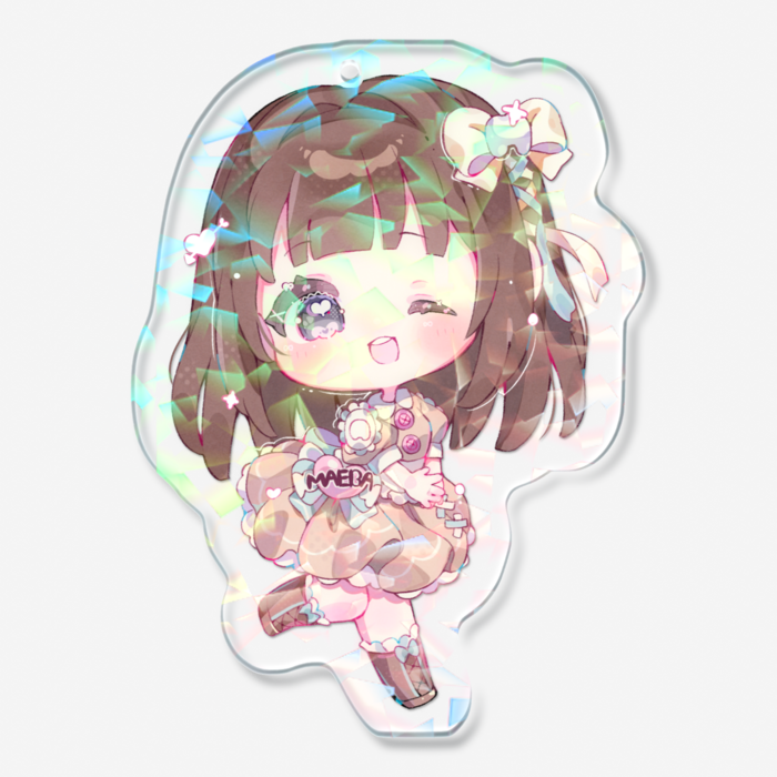 ホログラムアクリルキーホルダー - 70 × 70mm