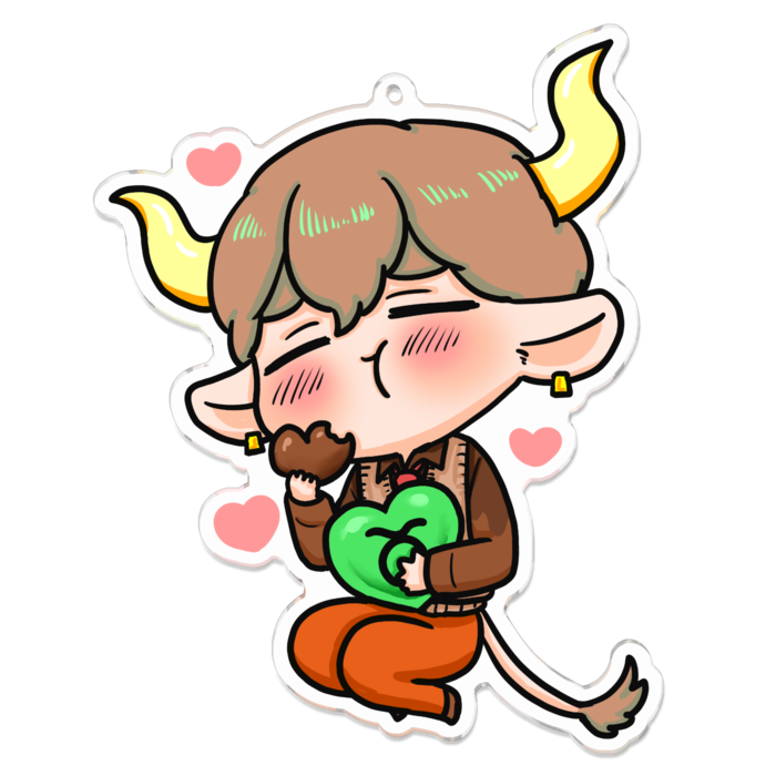 アクリルキーホルダー - 100 x 100 (mm)