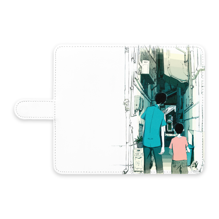 手帳型Androidケース - L - ストラップ穴 なし