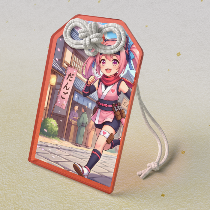 アクリルお守り - 50 × 80mm