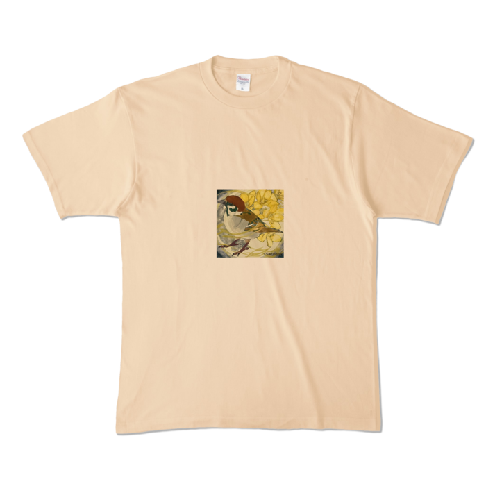 カラーTシャツ - XL - ナチュラル (淡色)