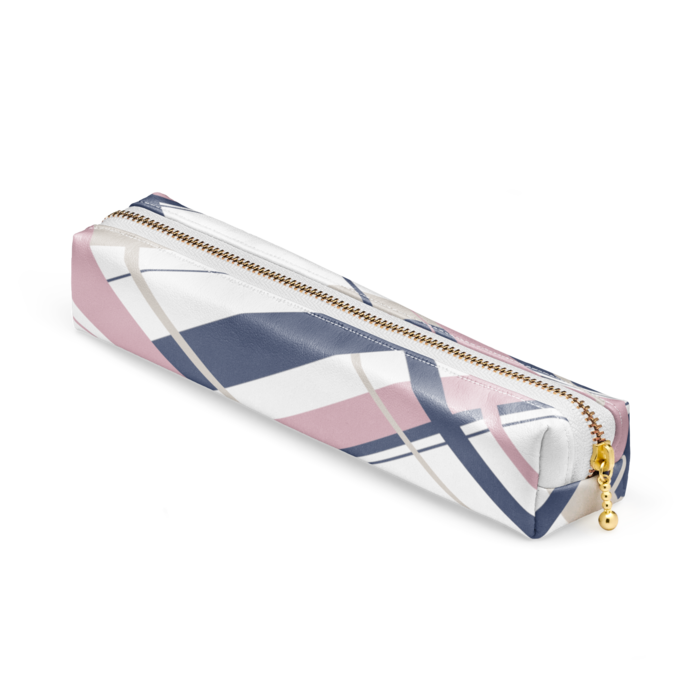 ペンケース - 20 x 4 x 4cm - ホワイト