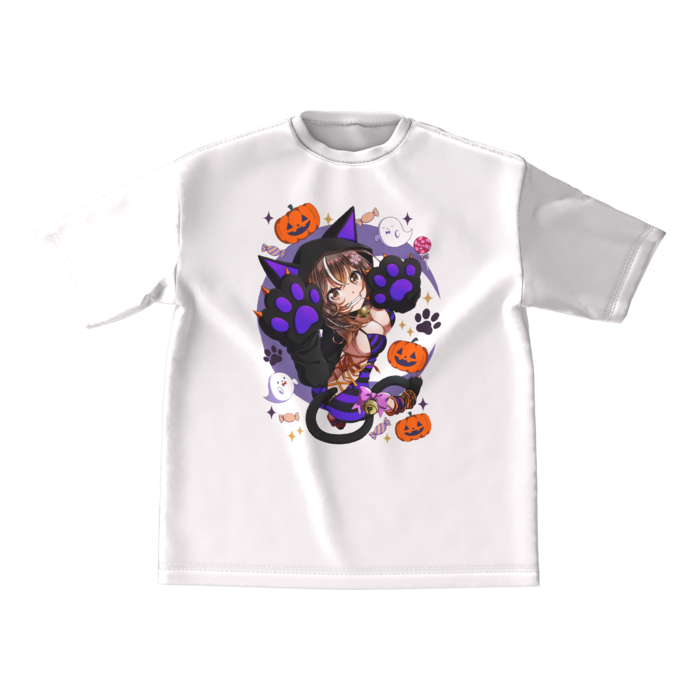 ビッグシルエットTシャツ(白） - M - 