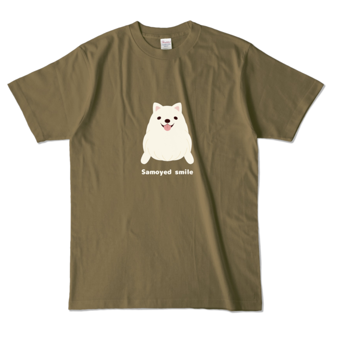 カラーTシャツ　オリーブ　L