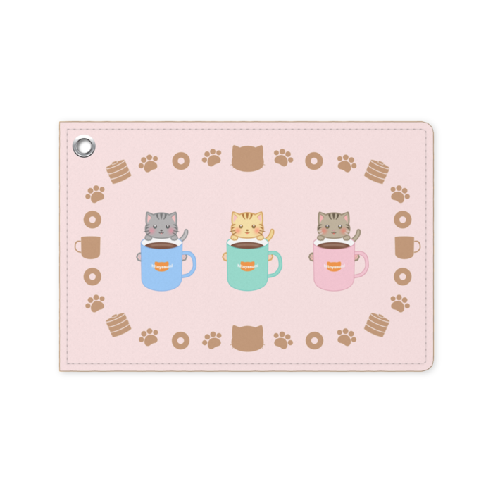 パスケース(ピンク) - 70 x 105 (mm)(2)