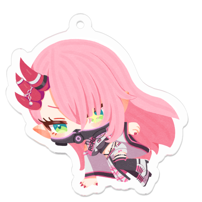 アクリルキーホルダー - 50 x 50 (mm)