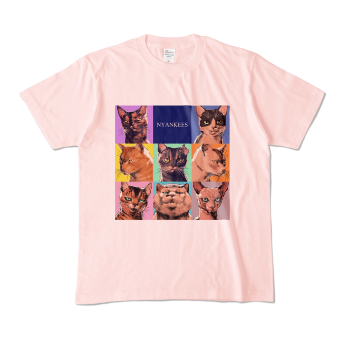 カラーTシャツ - M - ライトピンク (淡色)