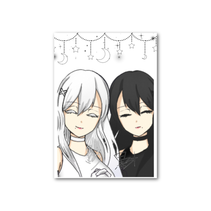 フォト風カード - 縦 - 片面
