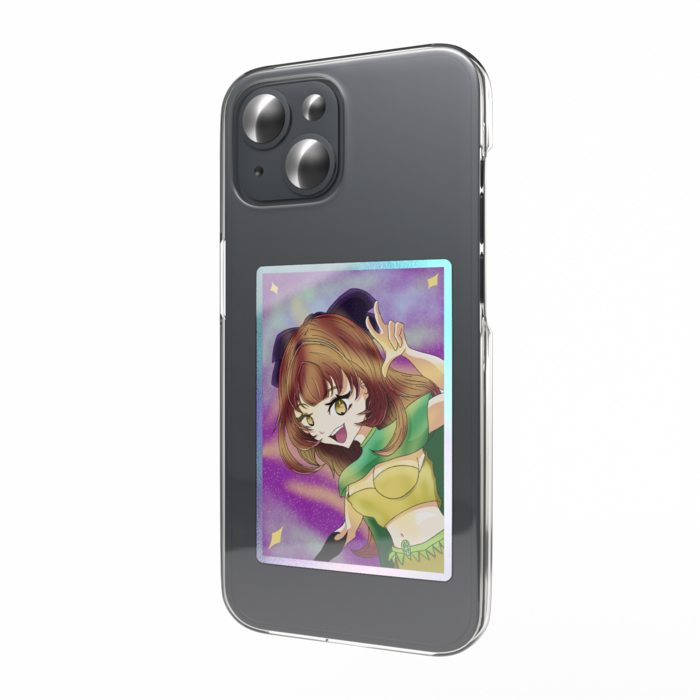 オーロラスマホステッカー - 縦