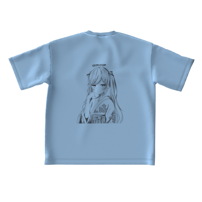 ビッグシルエットTシャツ - L - 背面