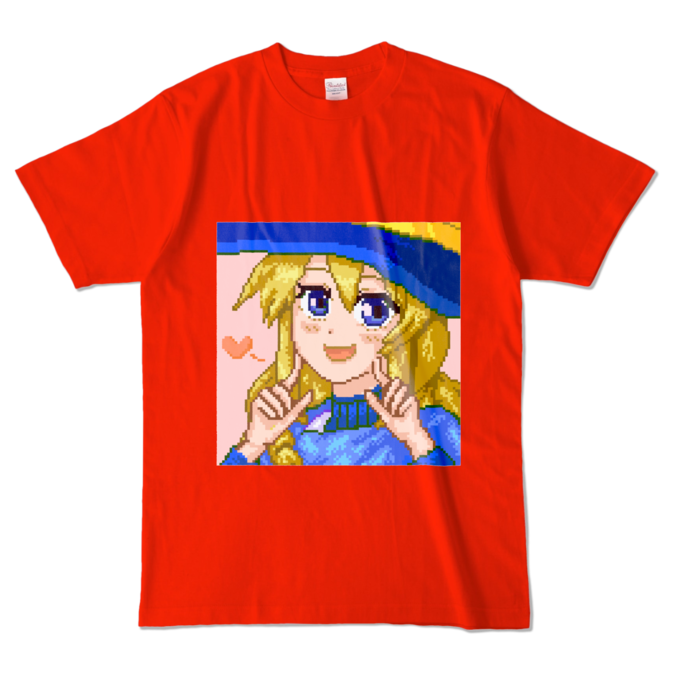 カラーTシャツ - L - レッド (濃色)