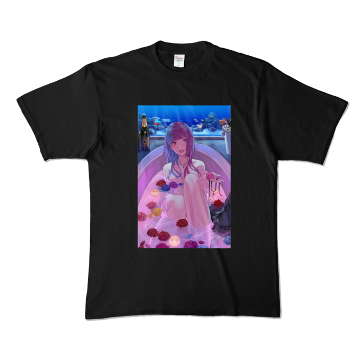 カラーTシャツ - XL - ブラック (濃色)