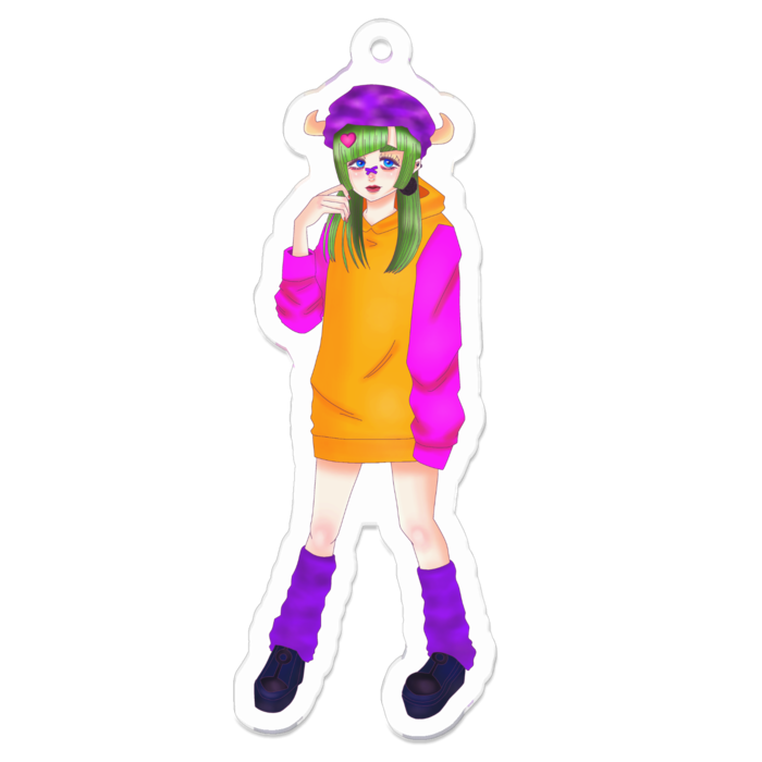 アクリルキーホルダー - 70 x 70 (mm)