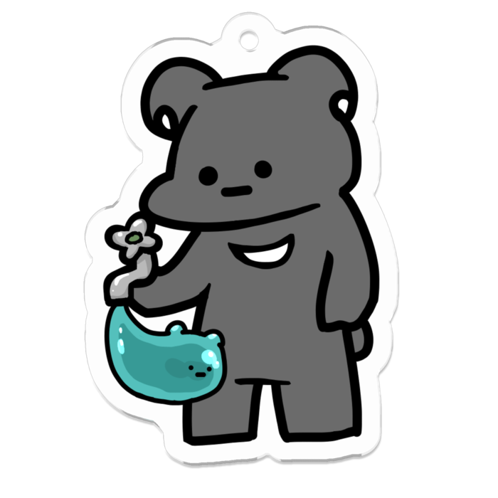 アクリルキーホルダー - 50 x 50 (mm)