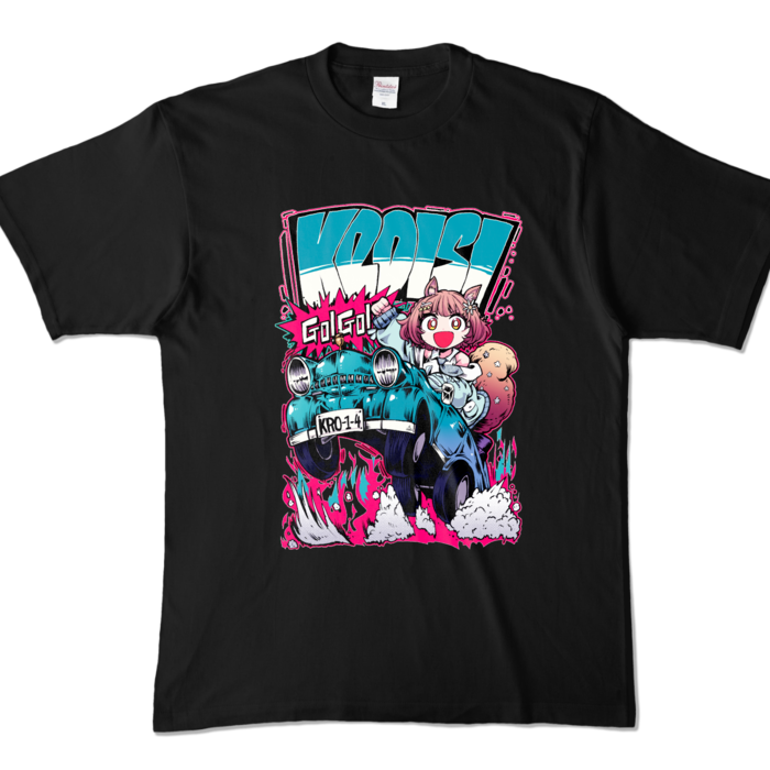 カラーTシャツ - XL - ブラック (濃色)