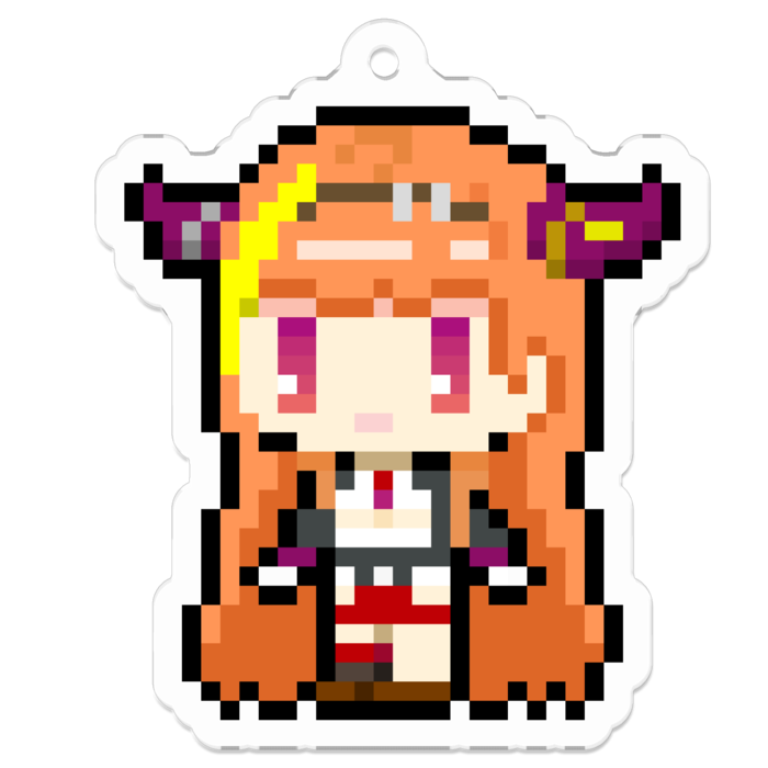 二次創作 桐生ココ アクリルキーホルダー ドット絵 大ちゃん の自作グッズ Booth