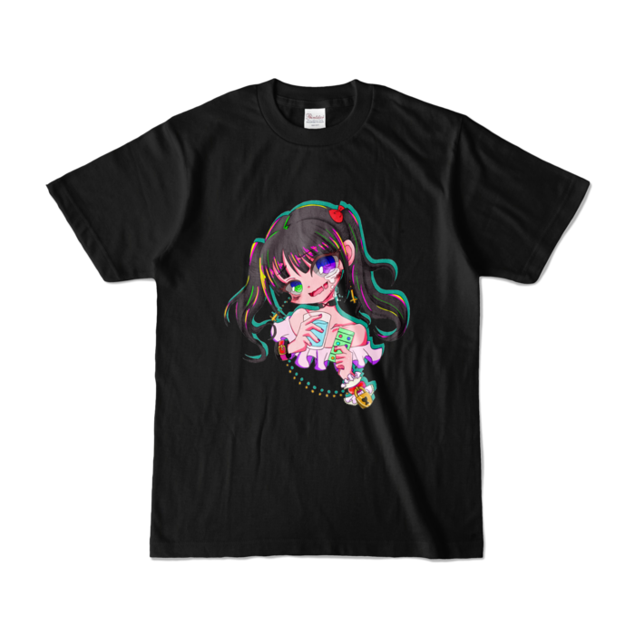 カラーTシャツ - S - ブラック (濃色)