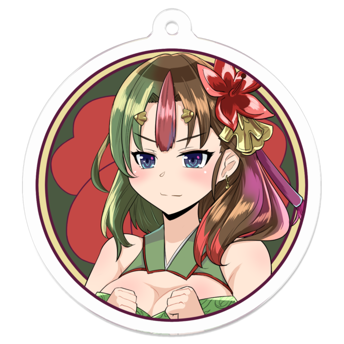 アクリルキーホルダー - 50 x 50 (mm)