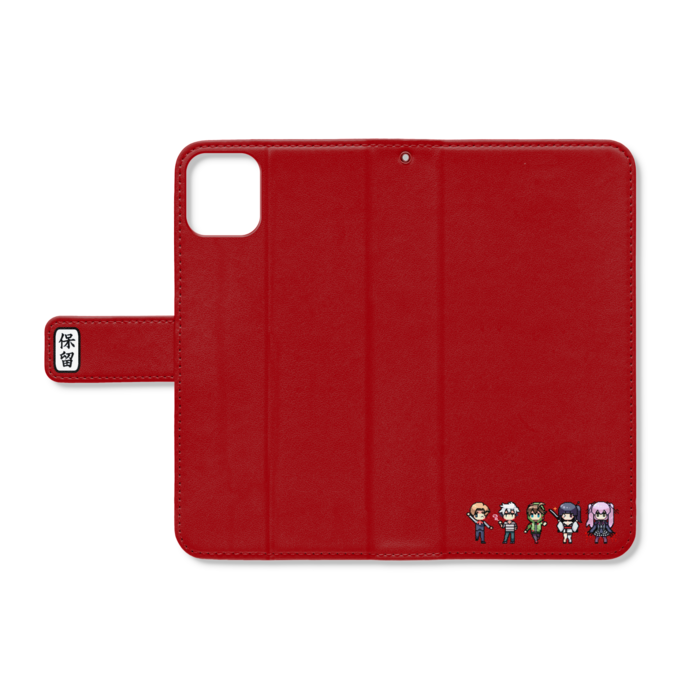 手帳型iPhoneケース - iPhone11ProMax - ストラップ穴 あり