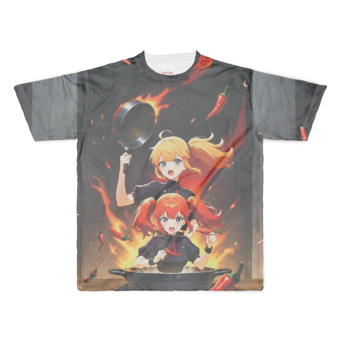 フルグラフィックTシャツ - XL - 正面印刷のみ