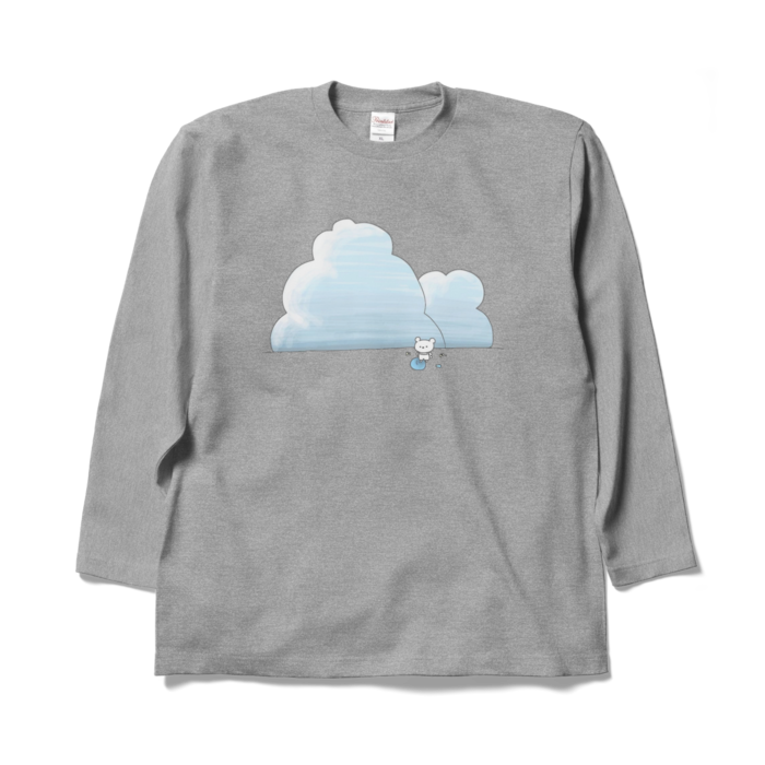 ロングスリーブTシャツ - XL - 杢グレー