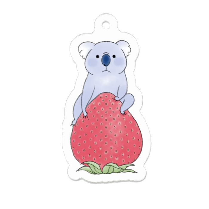 アクリルキーホルダー（コーティング） - 50 x 50 (mm)