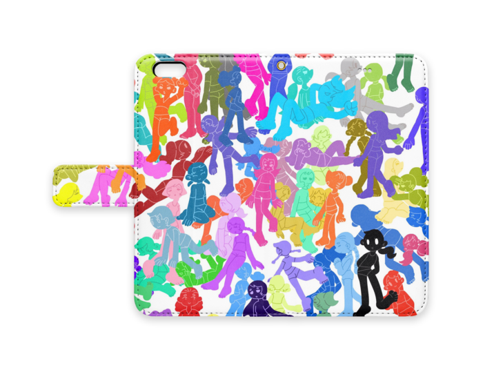 手帳型iPhoneケース - iPhone6 Plus - ストラップ穴 あり