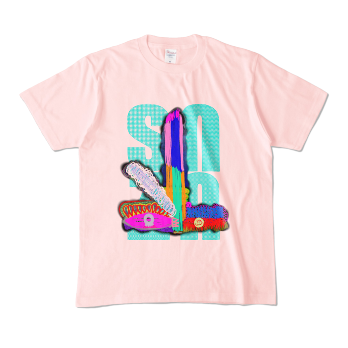 カラーTシャツ - M - ライトピンク (淡色)