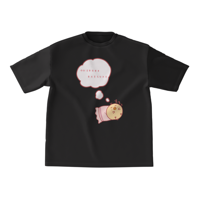 ビッグシルエットTシャツ - M - 両面