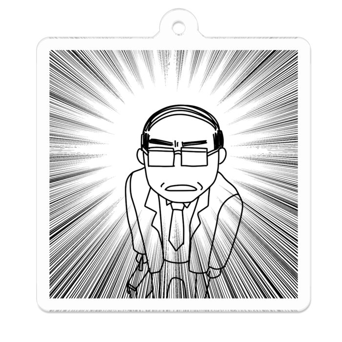 アクリルキーホルダー - 50 x 50 (mm)