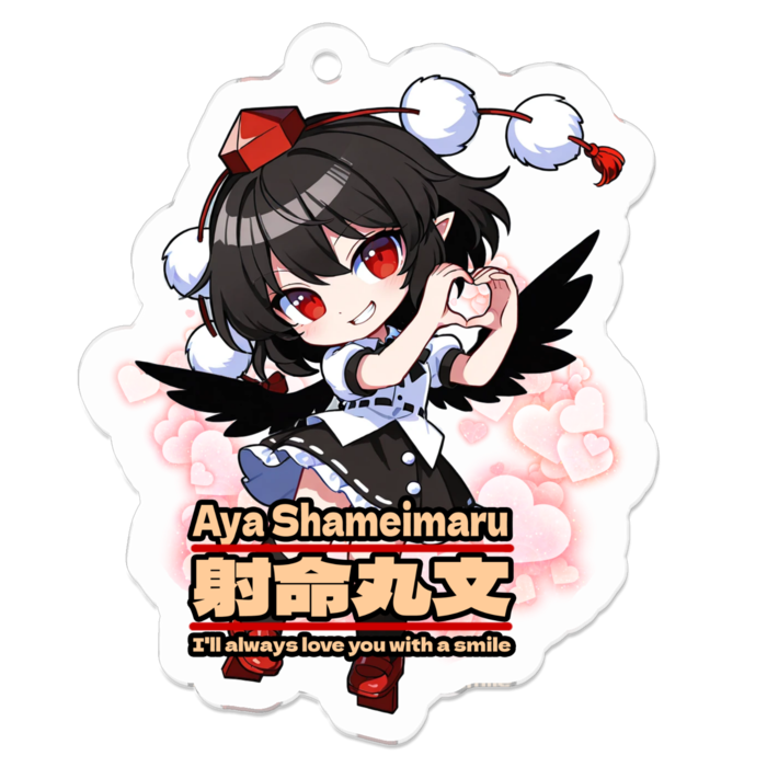 アクリルキーホルダー - 50 x 50 (mm)