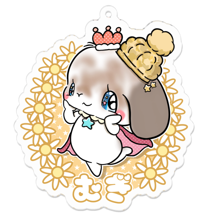 アクリルキーホルダー - 70 x 70 (mm)