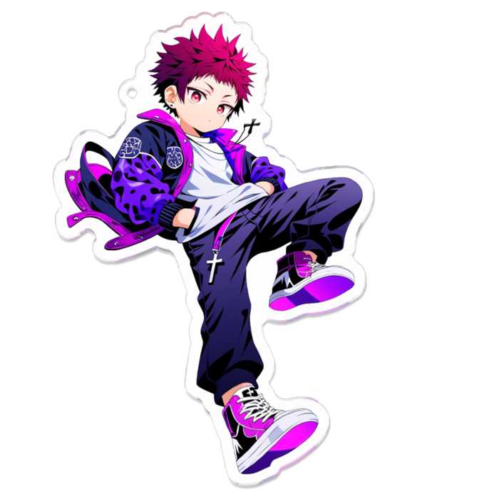 アクリルキーホルダー - 100 x 100 (mm)