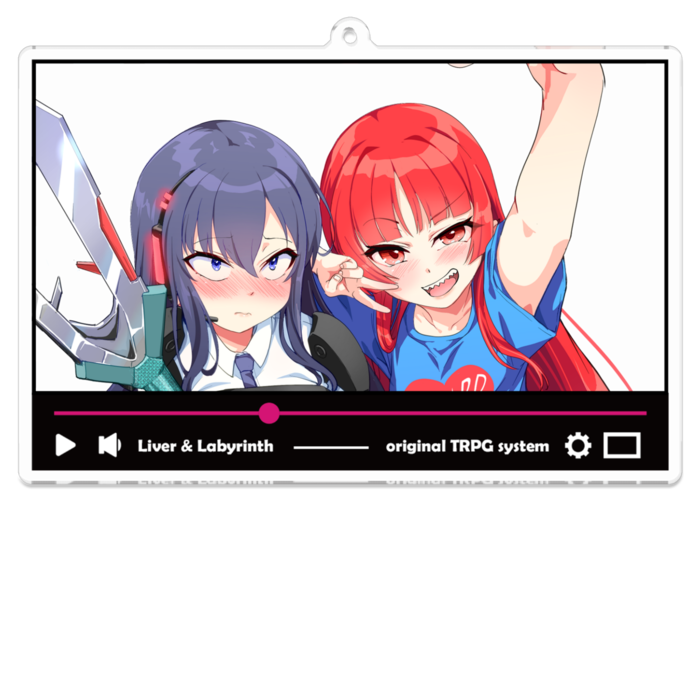 アクリルキーホルダー - 100 x 100 (mm)