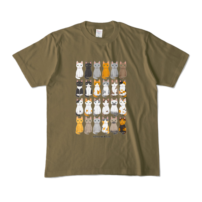 カラーTシャツ - M - オリーブ (濃色)
