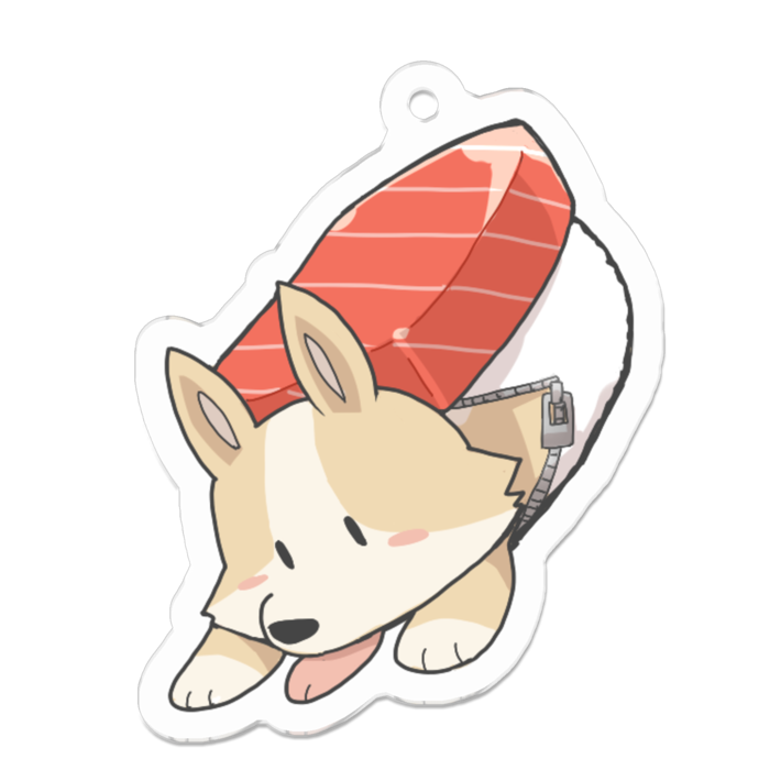 アクリルキーホルダー - 50 x 50 (mm)