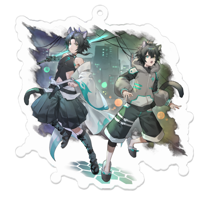 アクリルキーホルダー - 70 x 70 (mm)