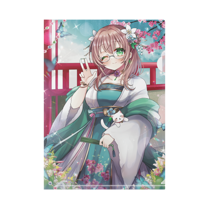 ②宮廷すずか(メガネありウインク ✖ メガネなしにっこり)