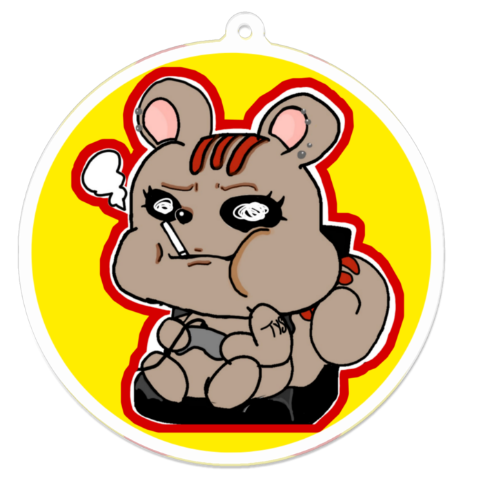 アクリルキーホルダー - 70 x 70 (mm)