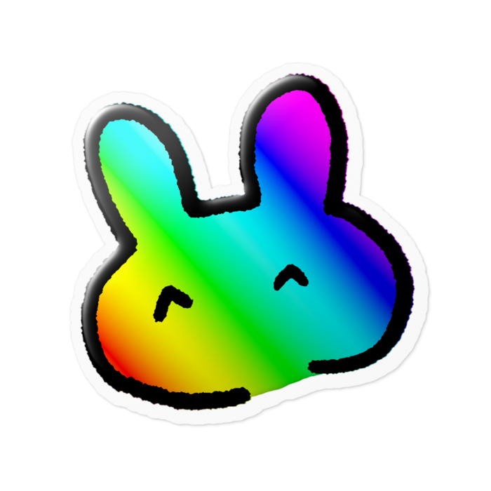 レインボー - 100 x 100 (mm)