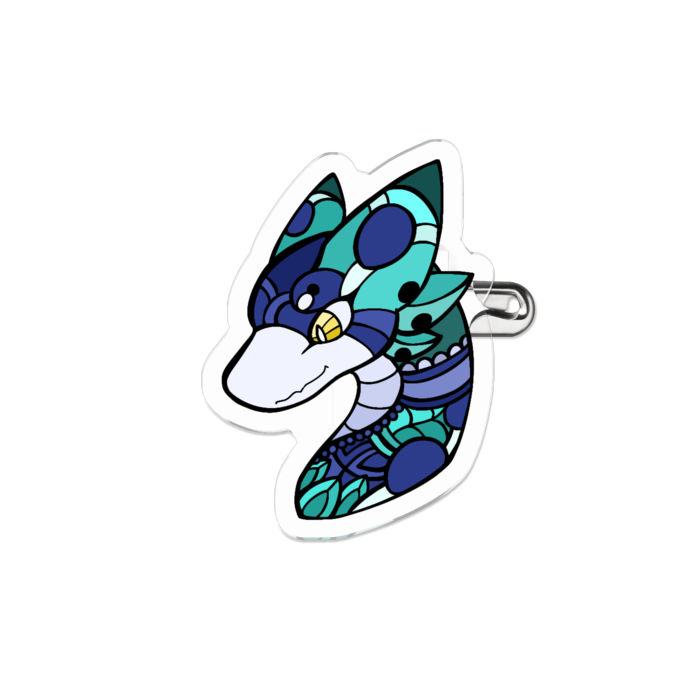 アクリルバッジ - 50 x 50 (mm)