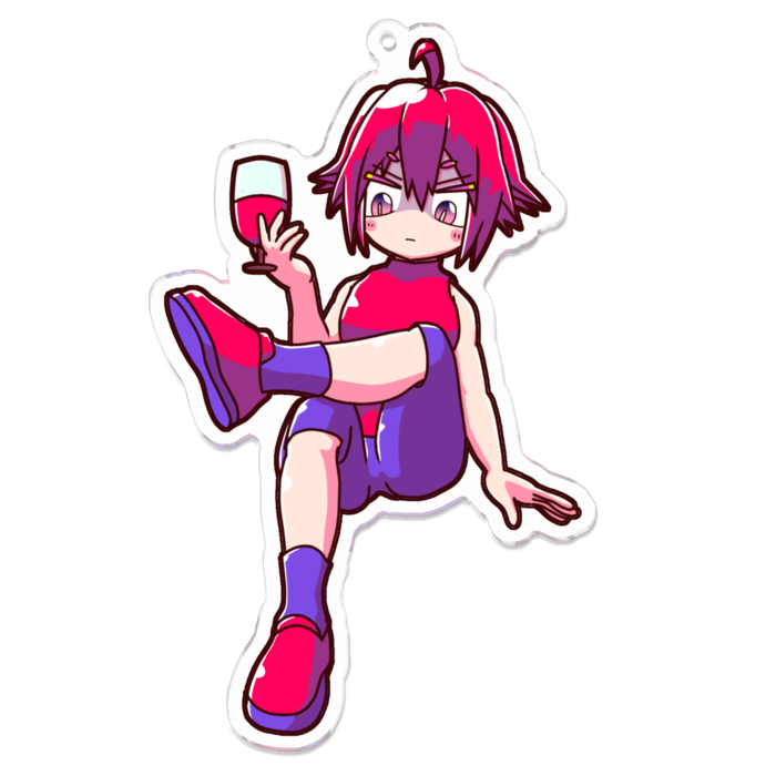 アクリルキーホルダー - 100 x 100 (mm)