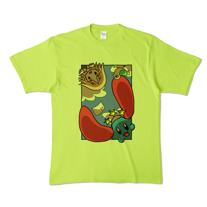 カラーTシャツ - XL - ライトグリーン (淡色)