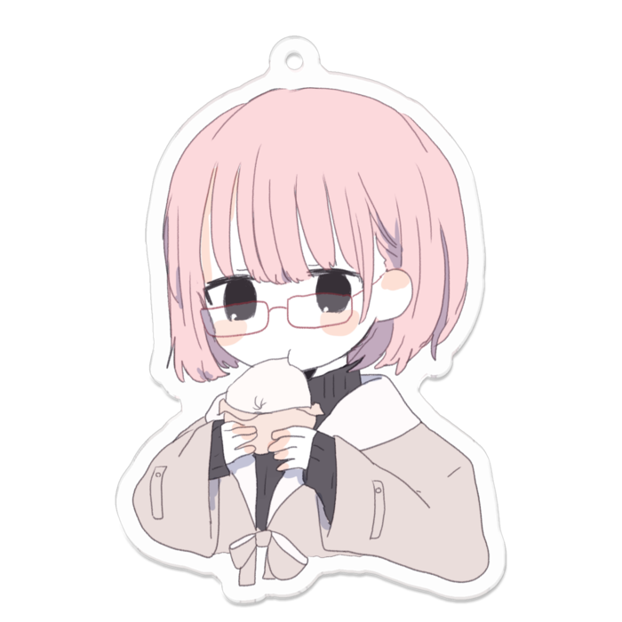アクリルキーホルダー - 70 x 70 (mm)