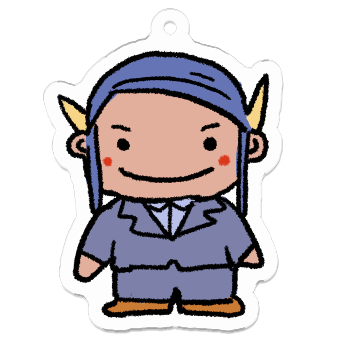 アクリルキーホルダー - 50 x 50 (mm)