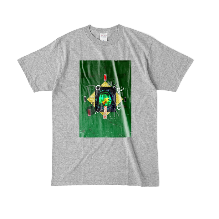 カラーTシャツ(濃色) - L - 杢グレー
