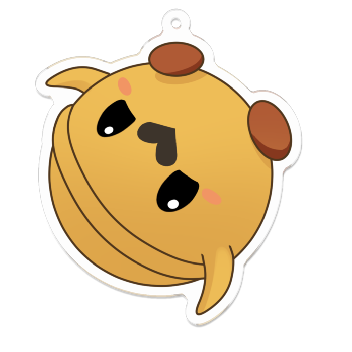 アクリルキーホルダー（コーティング） - 70 x 70 (mm)