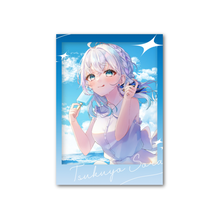 7月フォト風カード - 縦 - 片面